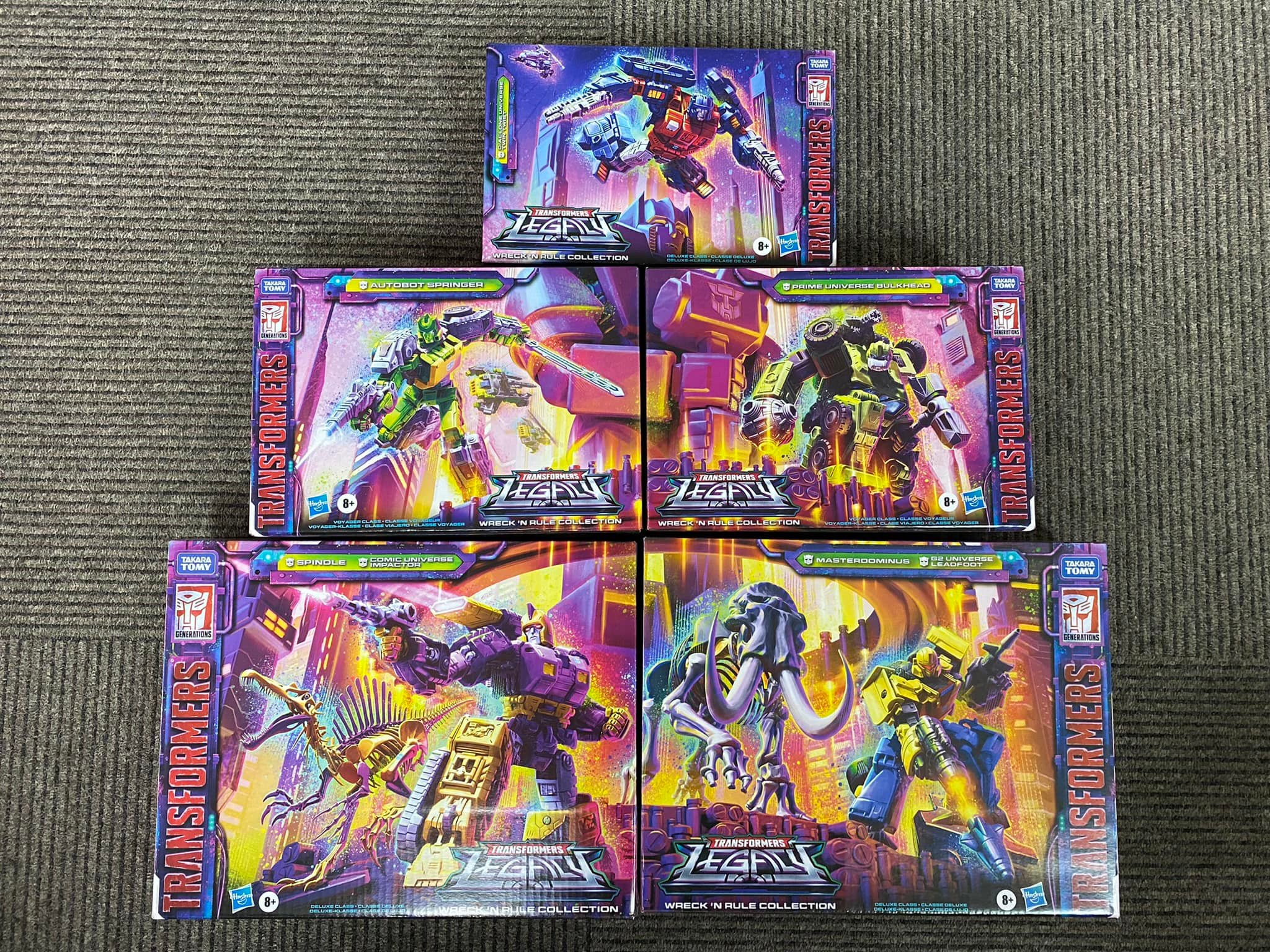 Transformers Wreck N Rule G2 Leadfoot & Masterdominus with